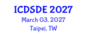 International Conference on Dynamical Systems and Differential Equations (ICDSDE) March 03, 2027 - Taipei, Taiwan