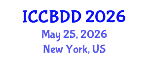 International Conference on Computational Biology and Drug Design (ICCBDD) May 25, 2026 - New York, United States