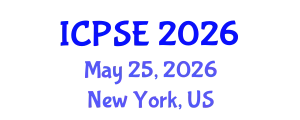 International Conference on Process Systems Engineering (ICPSE) May 25, 2026 - New York, United States