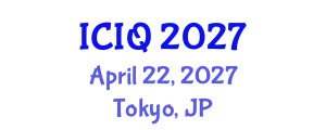 International Conference on Information Quality (ICIQ) April 22, 2027 - Tokyo, Japan
