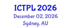 International Conference on Technology Policy and Law (ICTPL) December 02, 2026 - Sydney, Australia