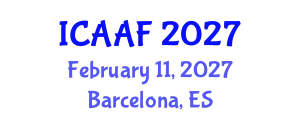 International Conference on Accounting, Auditing and Finance (ICAAF) February 11, 2027 - Barcelona, Spain