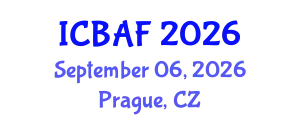 International Conference on Banking, Accounting and Finance (ICBAF) September 06, 2026 - Prague, Czechia