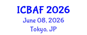 International Conference on Banking, Accounting and Finance (ICBAF) June 08, 2026 - Tokyo, Japan