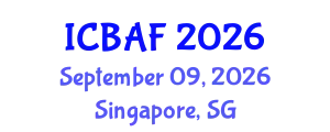 International Conference on Banking, Accounting and Finance (ICBAF) September 09, 2026 - Singapore, Singapore