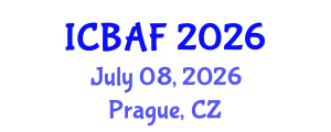 International Conference on Banking, Accounting and Finance (ICBAF) July 08, 2026 - Prague, Czechia