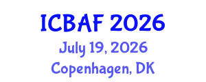International Conference on Banking, Accounting and Finance (ICBAF) July 19, 2026 - Copenhagen, Denmark