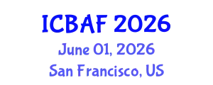 International Conference on Banking, Accounting and Finance (ICBAF) June 01, 2026 - San Francisco, United States