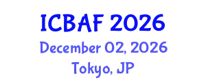 International Conference on Banking, Accounting and Finance (ICBAF) December 02, 2026 - Tokyo, Japan