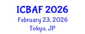 International Conference on Banking, Accounting and Finance (ICBAF) February 23, 2026 - Tokyo, Japan