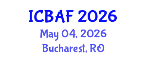 International Conference on Banking, Accounting and Finance (ICBAF) May 04, 2026 - Bucharest, Romania