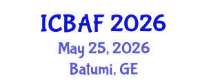 International Conference on Banking, Accounting and Finance (ICBAF) May 25, 2026 - Batumi, Georgia