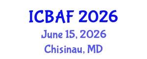 International Conference on Banking, Accounting and Finance (ICBAF) June 15, 2026 - Chisinau, Republic of Moldova