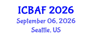 International Conference on Banking, Accounting and Finance (ICBAF) September 06, 2026 - Seattle, United States