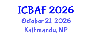 International Conference on Banking, Accounting and Finance (ICBAF) October 21, 2026 - Kathmandu, Nepal
