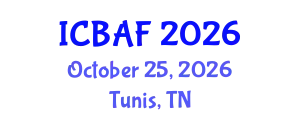 International Conference on Banking, Accounting and Finance (ICBAF) October 25, 2026 - Tunis, Tunisia