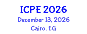 International Conference on Petroleum Engineering (ICPE) December 13, 2026 - Cairo, Egypt