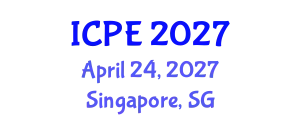International Conference on Petroleum Engineering (ICPE) April 24, 2027 - Singapore, Singapore