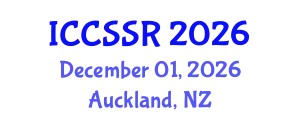 International Conference on Corporate Strategy and Social Responsibility (ICCSSR) December 01, 2026 - Auckland, New Zealand