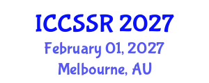 International Conference on Corporate Strategy and Social Responsibility (ICCSSR) February 01, 2027 - Melbourne, Australia