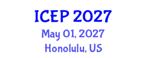 International Conference on Environment and Pollution (ICEP) May 01, 2027 - Honolulu, United States