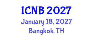 International Conference on Nano and Biomaterials (ICNB) January 18, 2027 - Bangkok, Thailand