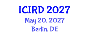 International Conference on Innovation and Regional Development (ICIRD) May 20, 2027 - Berlin, Germany