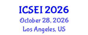 International Conference on Social Entrepreneurship and Innovation (ICSEI) October 28, 2026 - Los Angeles, United States
