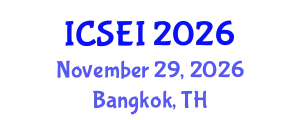 International Conference on Social Entrepreneurship and Innovation (ICSEI) November 29, 2026 - Bangkok, Thailand