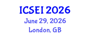 International Conference on Social Entrepreneurship and Innovation (ICSEI) June 29, 2026 - London, United Kingdom