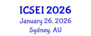 International Conference on Social Entrepreneurship and Innovation (ICSEI) January 26, 2026 - Sydney, Australia