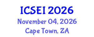 International Conference on Social Entrepreneurship and Innovation (ICSEI) November 04, 2026 - Cape Town, South Africa