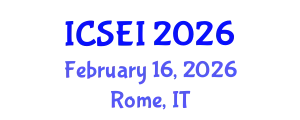 International Conference on Social Entrepreneurship and Innovation (ICSEI) February 16, 2026 - Rome, Italy