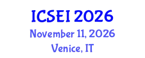 International Conference on Social Entrepreneurship and Innovation (ICSEI) November 11, 2026 - Venice, Italy