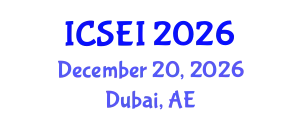 International Conference on Social Entrepreneurship and Innovation (ICSEI) December 20, 2026 - Dubai, United Arab Emirates