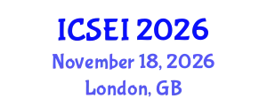 International Conference on Social Entrepreneurship and Innovation (ICSEI) November 18, 2026 - London, United Kingdom