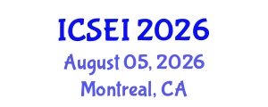 International Conference on Social Entrepreneurship and Innovation (ICSEI) August 05, 2026 - Montreal, Canada