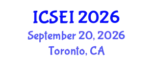 International Conference on Social Entrepreneurship and Innovation (ICSEI) September 20, 2026 - Toronto, Canada