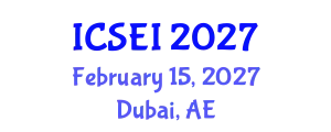 International Conference on Social Entrepreneurship and Innovation (ICSEI) February 15, 2027 - Dubai, United Arab Emirates