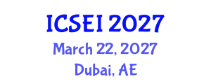 International Conference on Social Entrepreneurship and Innovation (ICSEI) March 22, 2027 - Dubai, United Arab Emirates