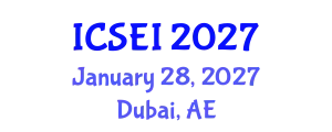 International Conference on Social Entrepreneurship and Innovation (ICSEI) January 28, 2027 - Dubai, United Arab Emirates