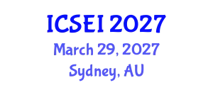 International Conference on Social Entrepreneurship and Innovation (ICSEI) March 29, 2027 - Sydney, Australia