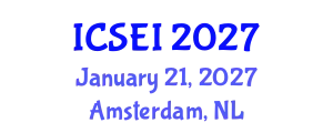 International Conference on Social Entrepreneurship and Innovation (ICSEI) January 21, 2027 - Amsterdam, Netherlands