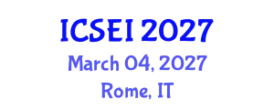 International Conference on Social Entrepreneurship and Innovation (ICSEI) March 04, 2027 - Rome, Italy