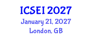 International Conference on Social Entrepreneurship and Innovation (ICSEI) January 21, 2027 - London, United Kingdom