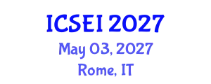 International Conference on Social Entrepreneurship and Innovation (ICSEI) May 03, 2027 - Rome, Italy
