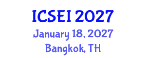 International Conference on Social Entrepreneurship and Innovation (ICSEI) January 18, 2027 - Bangkok, Thailand