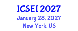 International Conference on Social Entrepreneurship and Innovation (ICSEI) January 28, 2027 - New York, United States
