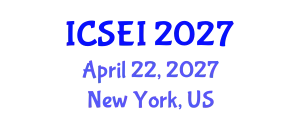 International Conference on Social Entrepreneurship and Innovation (ICSEI) April 22, 2027 - New York, United States