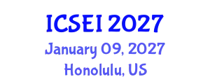 International Conference on Social Entrepreneurship and Innovation (ICSEI) January 09, 2027 - Honolulu, United States